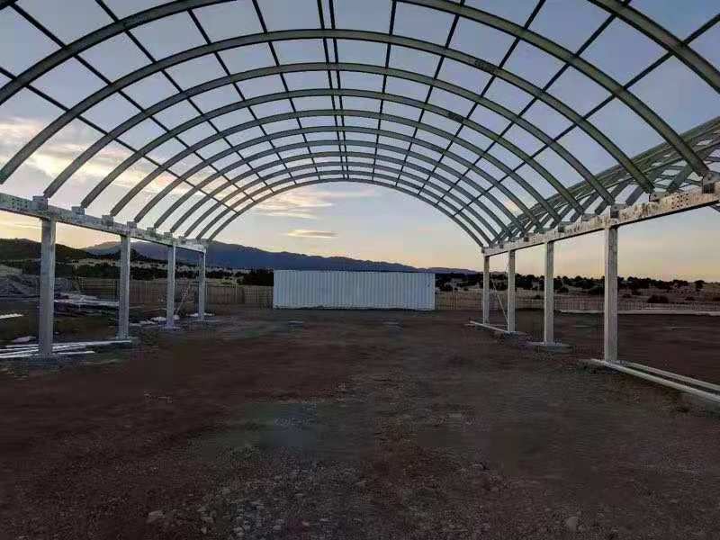 Supply Fiberglass windsolar greenhouses frp greenhouses design and installation