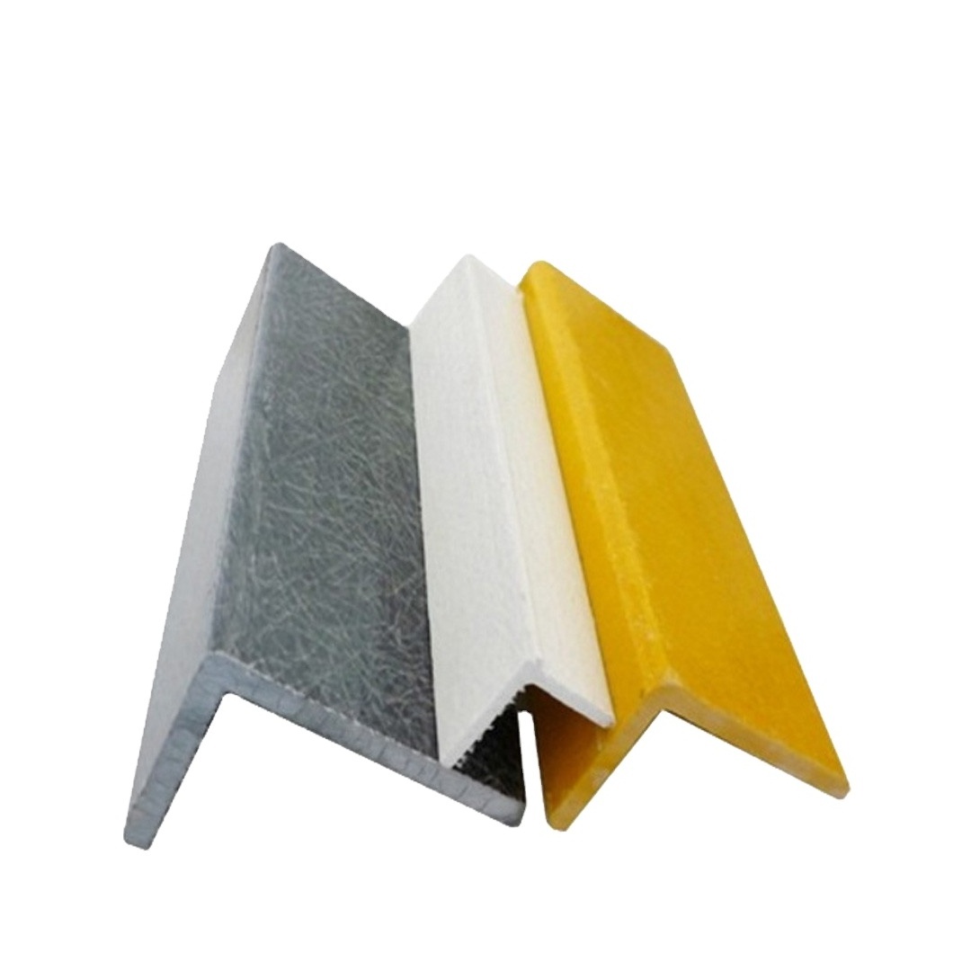 FRP tubes with wood grain finish FRP roof purlin Fiberglass Structural Purlin L angle