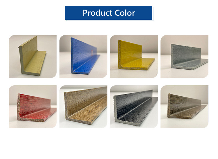 Manufacturers Direct Selling Frp Pultruded Profiles Fiberglass L Shaped Section Angles Fiberglass L Angles