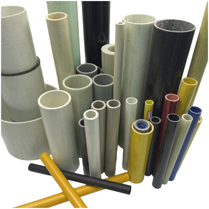 High Strength Frp Pipe Reinforced Grp Fiberglass Pipe Price Round Frp Tube Glass Fiber Reinforced Plastic Pipe