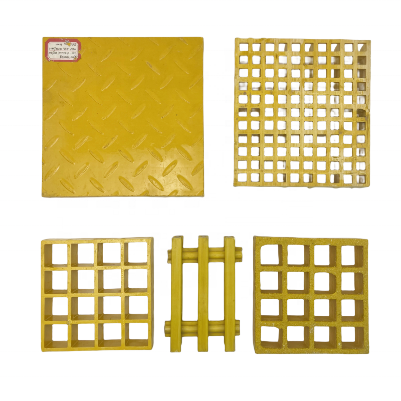 Linear Shower Floor Grating Drain Rectangular Frp Fiber Bar Frp Floor Grating Fiberglass Pultruded Grating