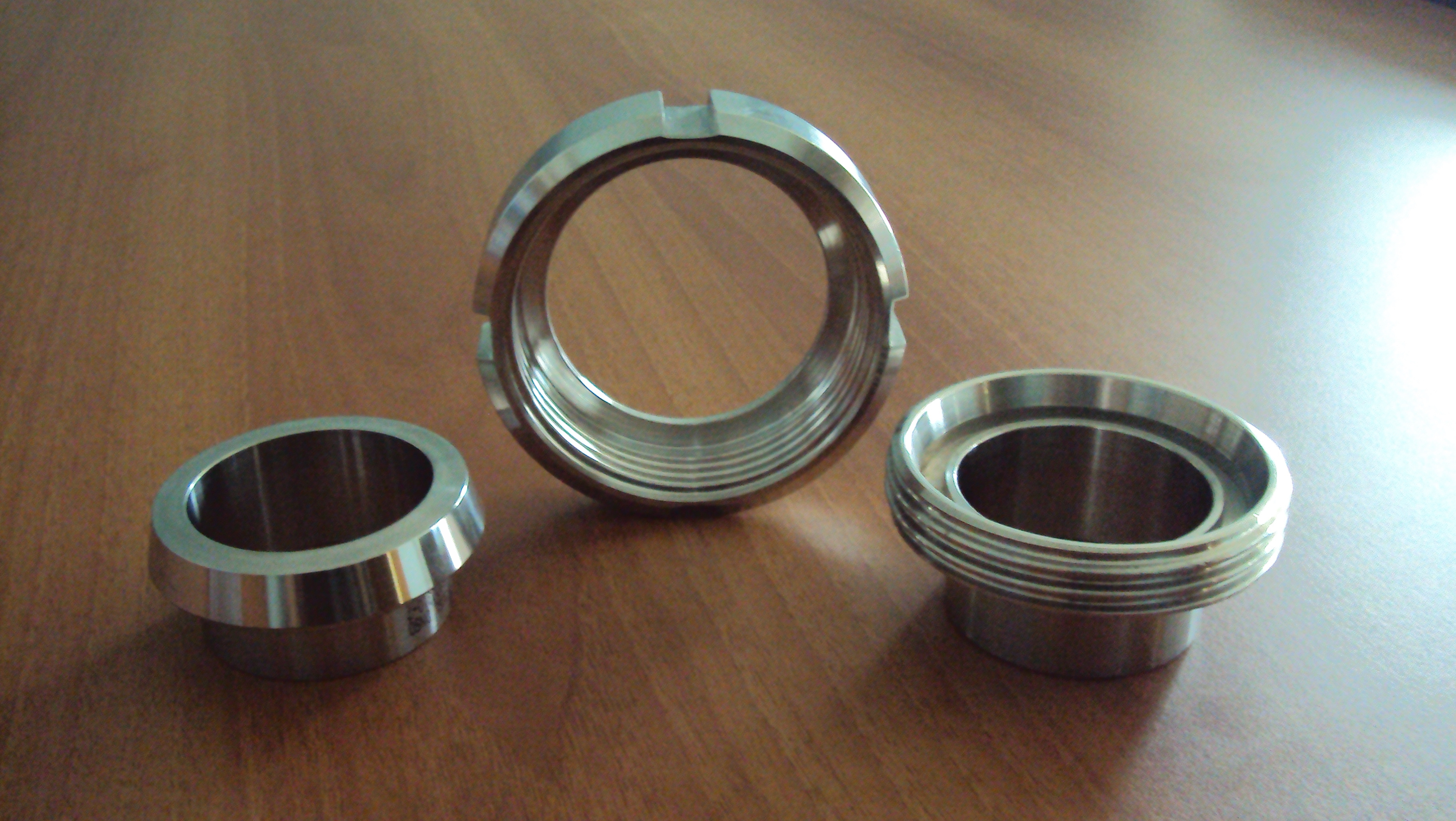 Sanitary pipe fittings stainless steel ferrule for clamp set for dairy milk beverage food equipments