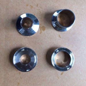 Sanitary pipe fittings stainless steel ferrule for clamp set for dairy milk beverage food equipments