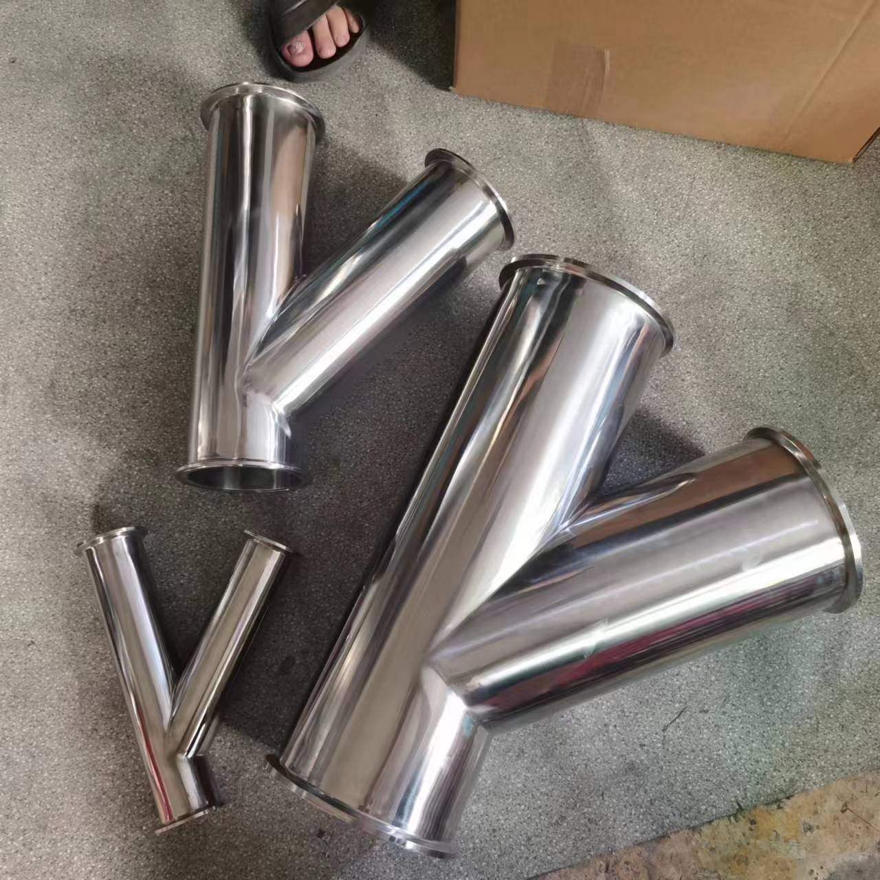 Best price of Professional sanitary stainless steel pipe fittings for sanitary dairy equipment