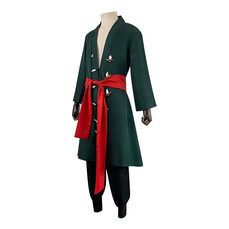 Factory Direct Anime Clothing One Piece Zoro Costume for Halloween Party  Roronoa Zoro Costume