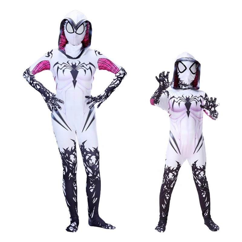 Chinese Manufacturer Superhero Costumes The Amazing Spider-Man Costume Gwen Movie Performance Roleplay Bodysuit