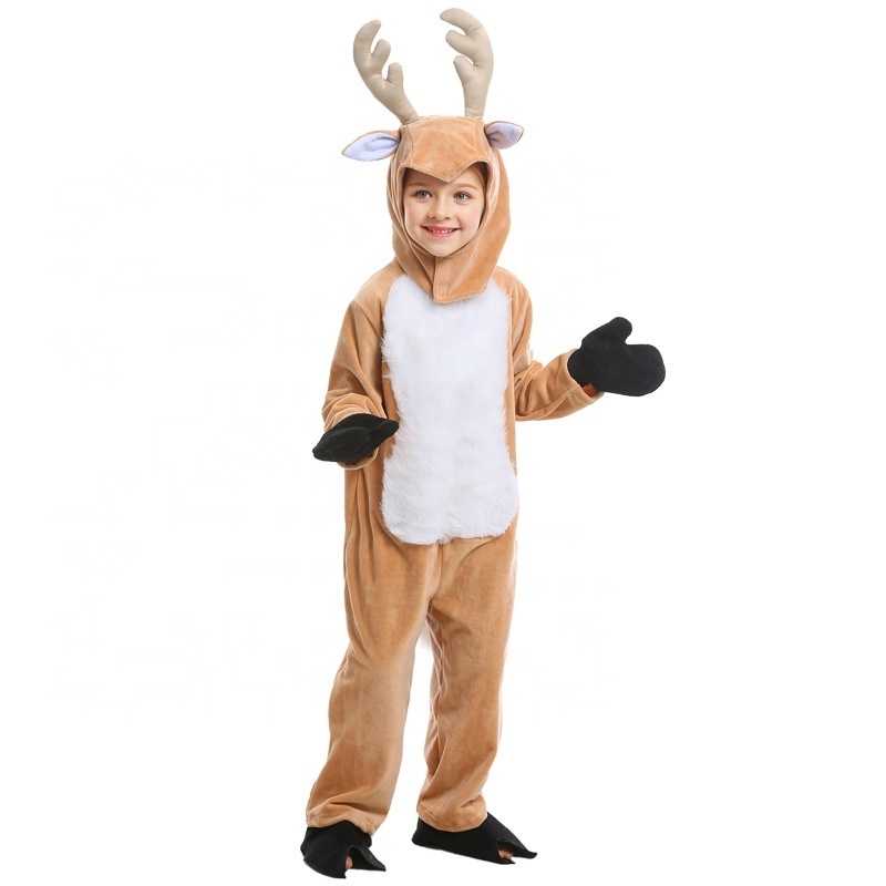 Hot Children's Day Halloween Cosplay Christmas Animal Elk Reindeer Children's Costumes Mascotte Costume