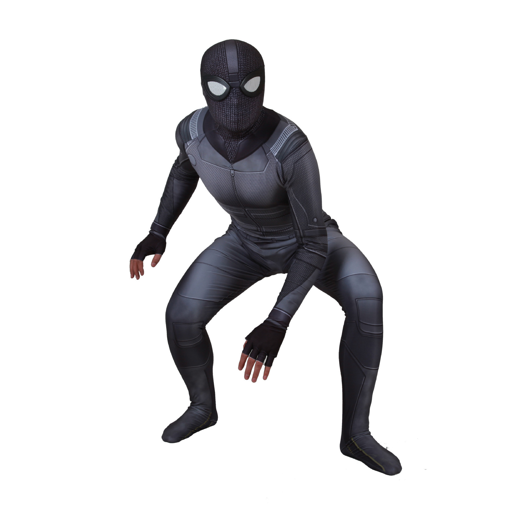 Best Made Customization Kids Superhero Costumes Digital Print SpiderMan Stealth Suit for Adult