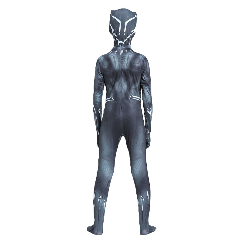 2022 Birthday Halloween Costume for Kids Boys Adults Expedition Stealth Factory Supply Black Panther Costume Zentai suit