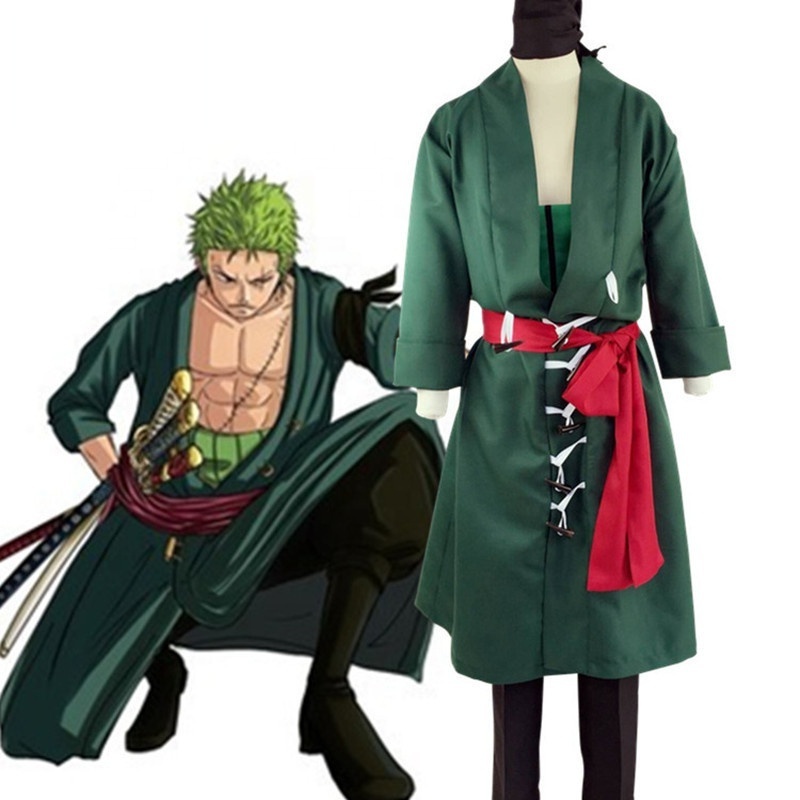 Factory Direct Anime Clothing One Piece Zoro Costume for Halloween Party  Roronoa Zoro Costume