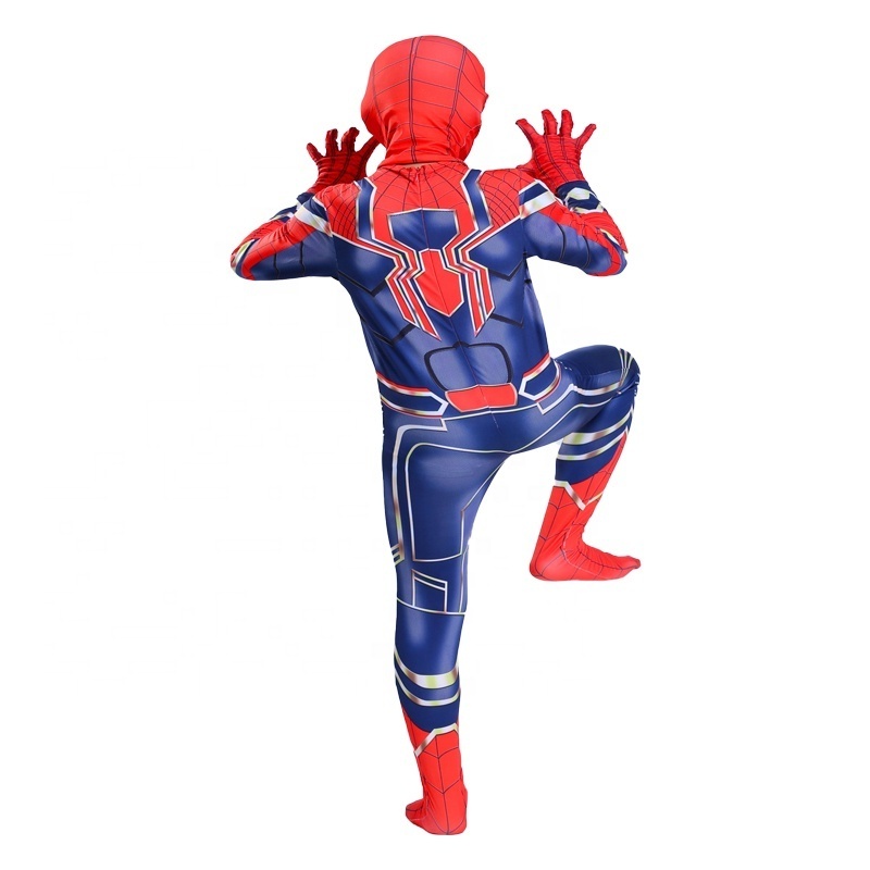 3D Cosplay Clothing Spider Man Spiderman Costume Fancy Men's Suit Adult And Children Halloween Cosplay Costume Red Black Spandex