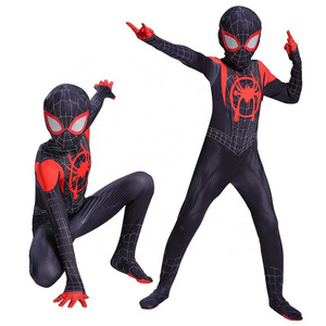 Eddie Suit Spider Man Action Costume New Product Hot Sale Halloween Tv&movie Superhero Cosplay Kids Boys Factory Custom Black