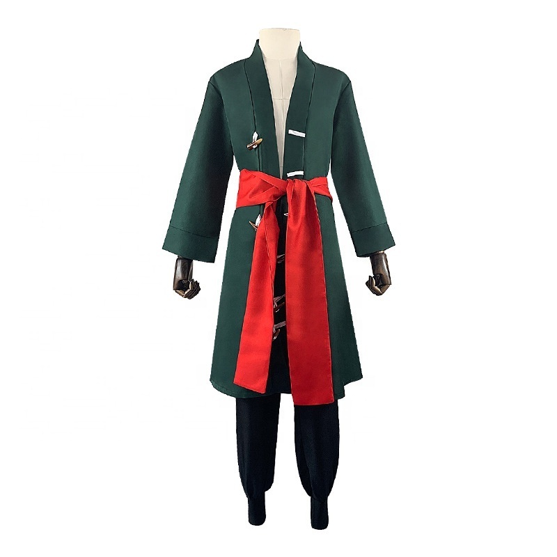 Factory Direct Anime Clothing One Piece Zoro Costume for Halloween Party  Roronoa Zoro Costume