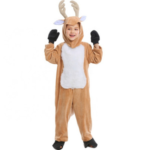 Hot Children's Day Halloween Cosplay Christmas Animal Elk Reindeer Children's Costumes Mascotte Costume