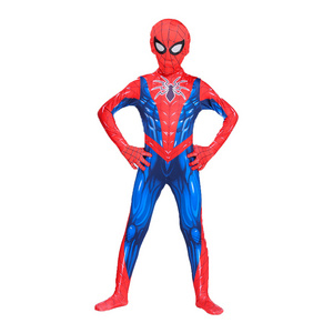 Unisex Spiderman Suit TV Movie-Inspired Adult Kids Spider Man Jumpsuit Superhero Bodysuit for Halloween Costume Cosplay