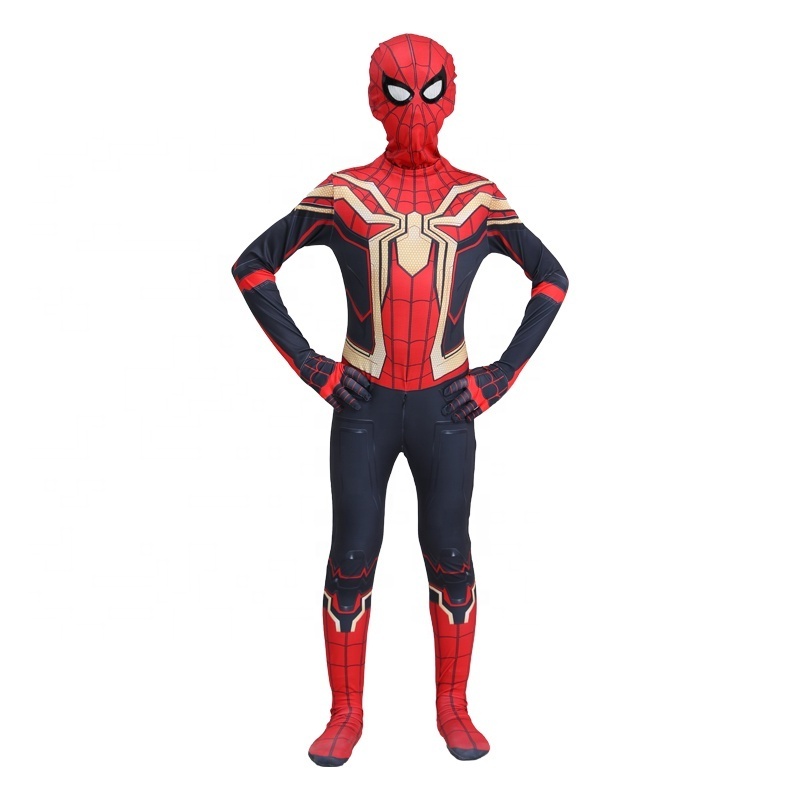 Expedition Spider Man Action Figure Trajes De Spiderman Helmet Halloween Clothes Spider Man Dress Up Kids Superhero Costumes