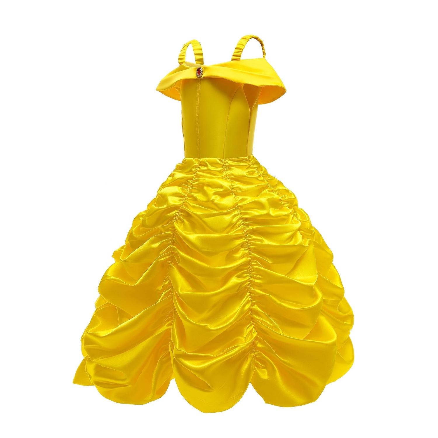 New Girls Birthday Dress Christmas Children's Cosplay Costume Halloween Clothes Belle Princess Dress Kids