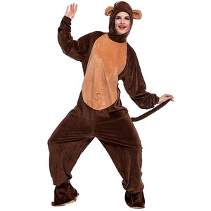 Exported to Europe&US Halloween Animal Costumes Adults Female Male Monkey Mascotte Costumes