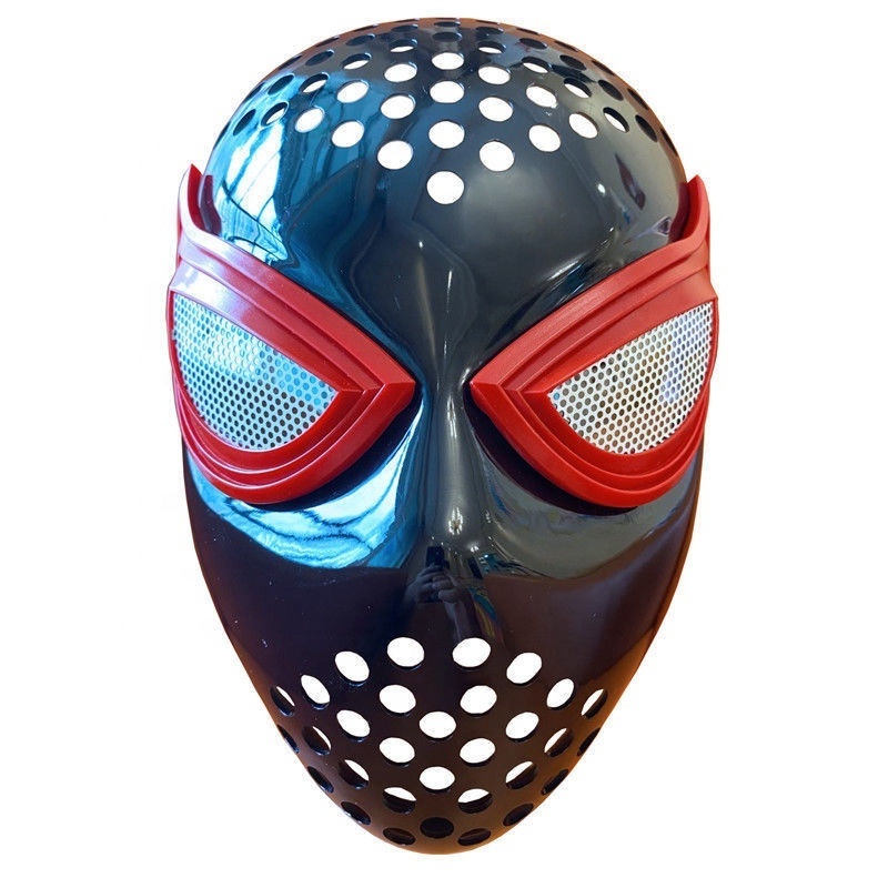 Most Popular Superhero Cosplay Costume Christmas Adult Spider Man Mask Face With Elastic for Carnival