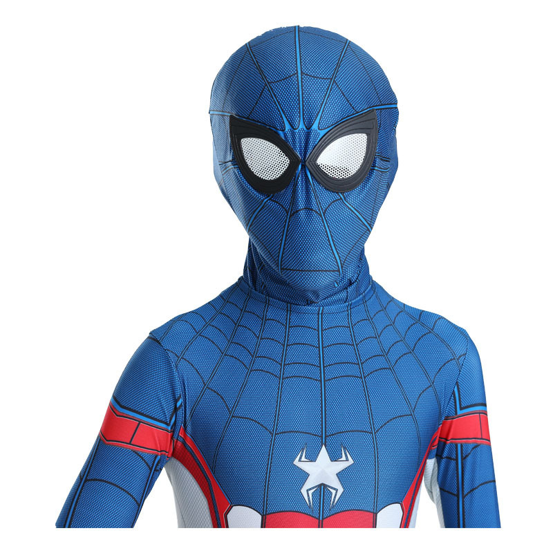 Hottest Halloween Party Kids&Adults TV&Movie Superhero Cosplay Factory Direct Supply Anime Amazing Spider-Man Costume with Mask