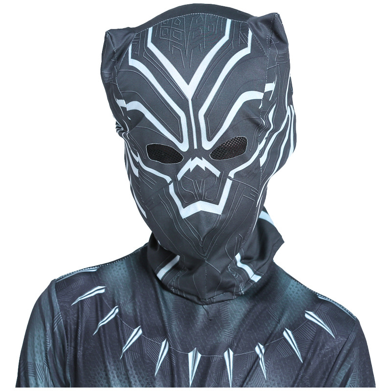 2022 Birthday Halloween Costume for Kids Boys Adults Expedition Stealth Factory Supply Black Panther Costume Zentai suit