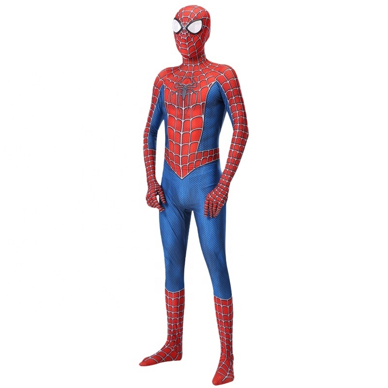 In-stock Multiple Spider man Zentai Jumpsuit Adult Halloween Costumes for Men Disfraz de Spiderman Cosplay Costume