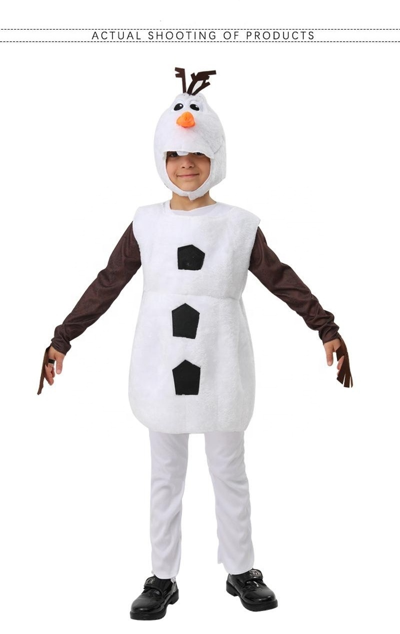 Wholesale Funny Party Children Unisex Halloween Christmas Inflatable Snowman Elsa Olaf Costume Kids