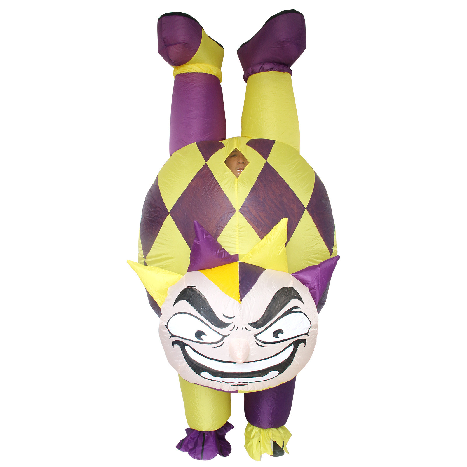 Upside Down Clown Inflatable Costume Novelty Creative Halloween Costume Prank Party Easter New Year Costume