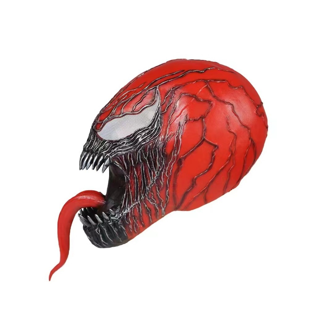 Cheap Promotional Latex Venom Mask Halloween Mask Venom Latex Horror Mask Masquerade Party Accessories