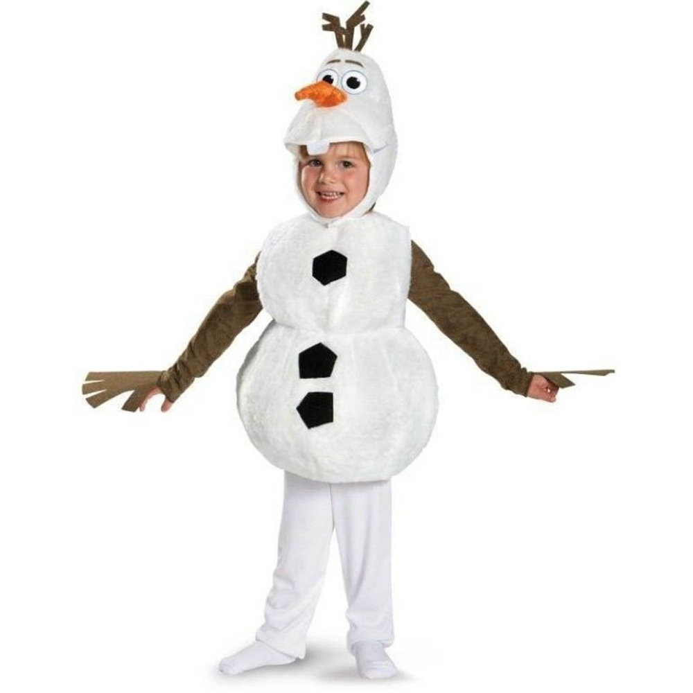 Factory Unisex Anime Movie Costume Doll Children Halloween Clothes Christmas Inflatable Snowman Elsa Olaf Costume for Kids