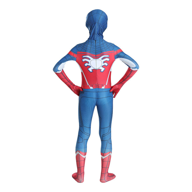 Hottest Halloween Party Kids&Adults TV&Movie Superhero Cosplay Factory Direct Supply Anime Amazing Spider-Man Costume with Mask