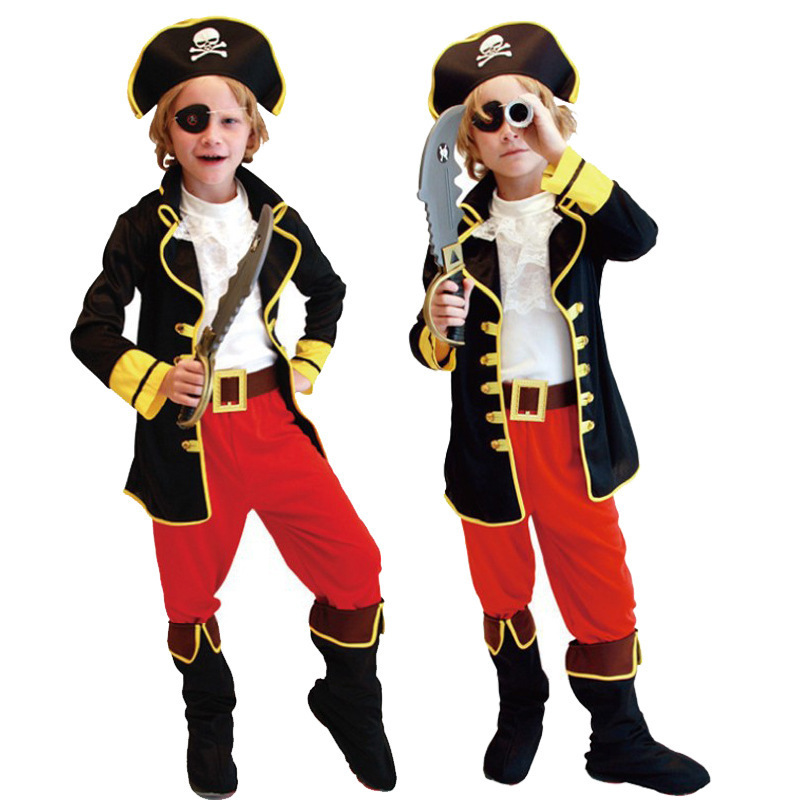 Trendy Design Sea Rover Clothing Halloween Costumes For Kids Buccaneer Party Outfit for Kids