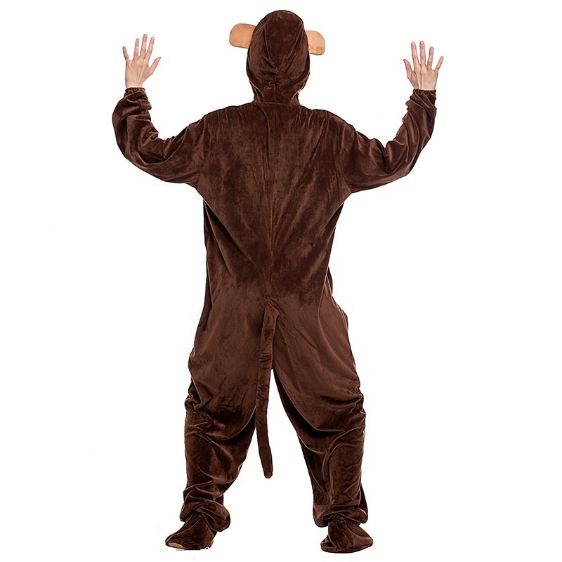 Exported to Europe&US Halloween Animal Costumes Adults Female Male Monkey Mascotte Costumes