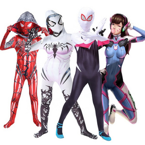 Chinese Manufacturer Superhero Costumes The Amazing Spider-Man Costume Gwen Movie Performance Roleplay Bodysuit