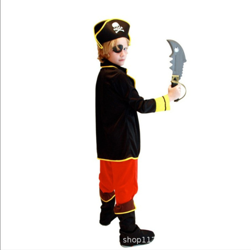 Trendy Design Sea Rover Clothing Halloween Costumes For Kids Buccaneer Party Outfit for Kids