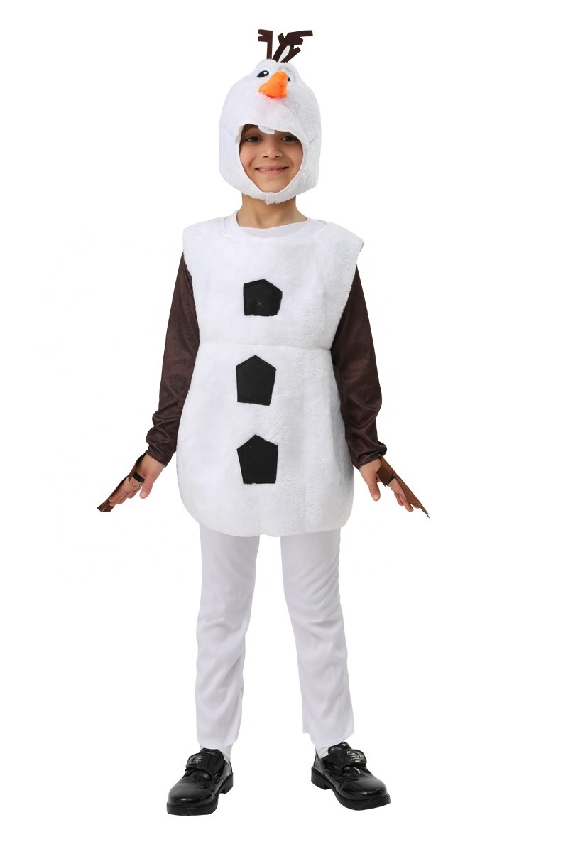 Wholesale Funny Party Children Unisex Halloween Christmas Inflatable Snowman Elsa Olaf Costume Kids