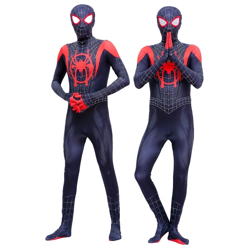 In-stock Multiple Spider man Zentai Jumpsuit Adult Halloween Costumes for Men Disfraz de Spiderman Cosplay Costume