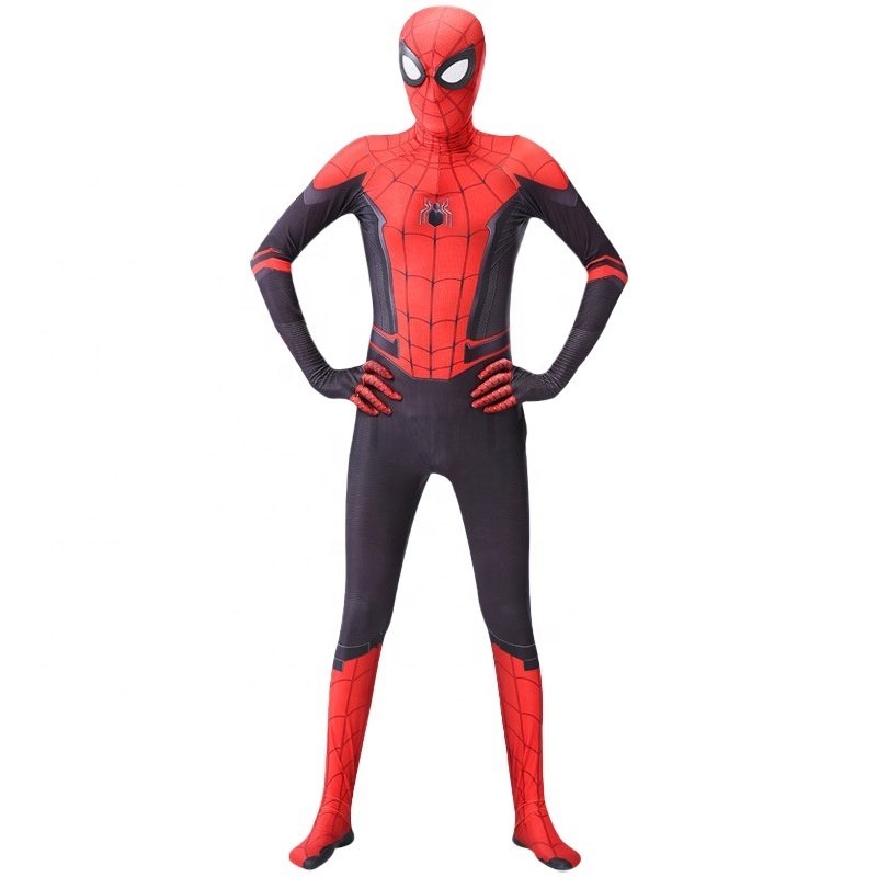 In-stock Multiple Spider man Zentai Jumpsuit Adult Halloween Costumes for Men Disfraz de Spiderman Cosplay Costume