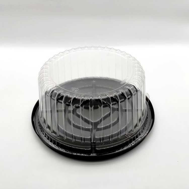 Wholesale Price Clear Plastic Cake Dome Box 2-3 Layer Cake Display Container with Clear Dome Lid