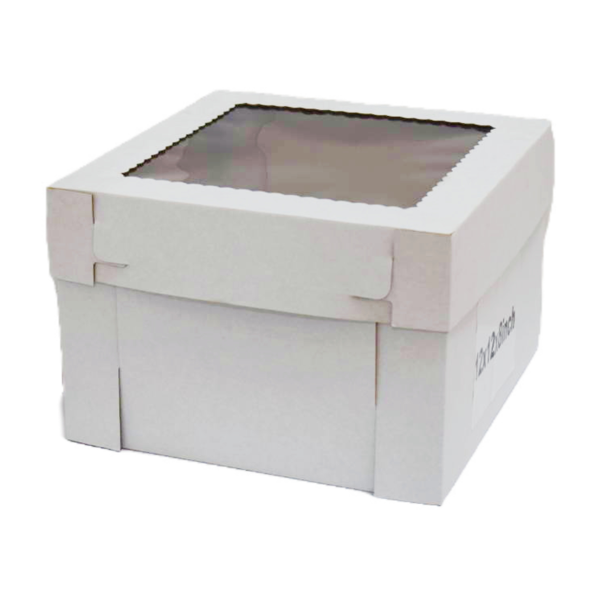 12x12x12 10x10x10 8x8x8 Inch Tall Cake Boxes with Window Bakery Cupcake Boxes Disposable Carrier Take Out Container