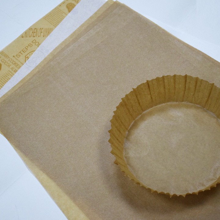 Hot Sale High quality round disposable Air Fryer parchment paper  liner 100pcs non-stick baking paper for home use