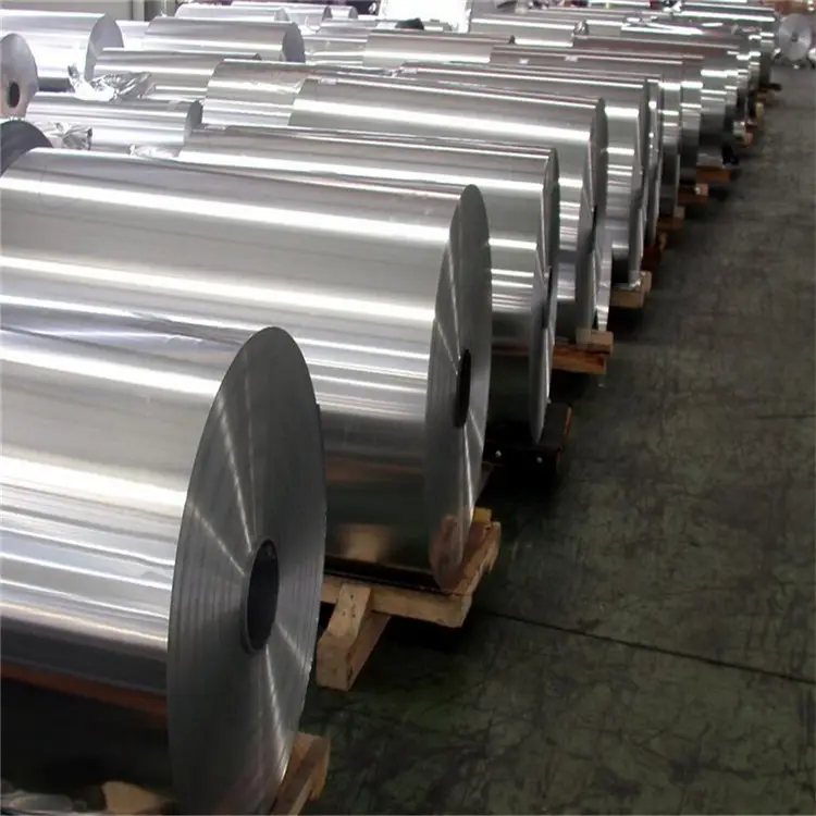 Free Sample Aluminum Foil 7 Micron 8011 1235 Alloy aluminum foil food grade PLA Seal Material aluminium foil jumbo roll