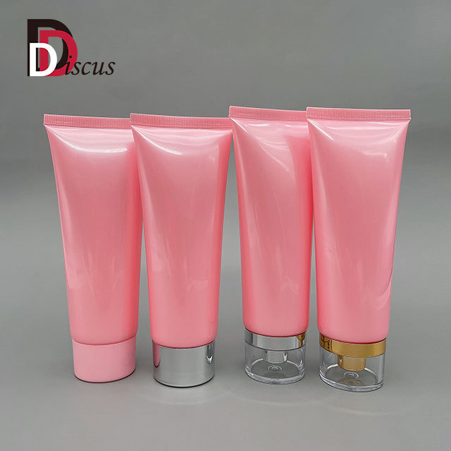 Custom Empty Eco Friendly Biodegradable Plastic PE Shampoo Bottle Hand Cream Body Lotion Soft Cosmetic Packaging Squeeze Tube