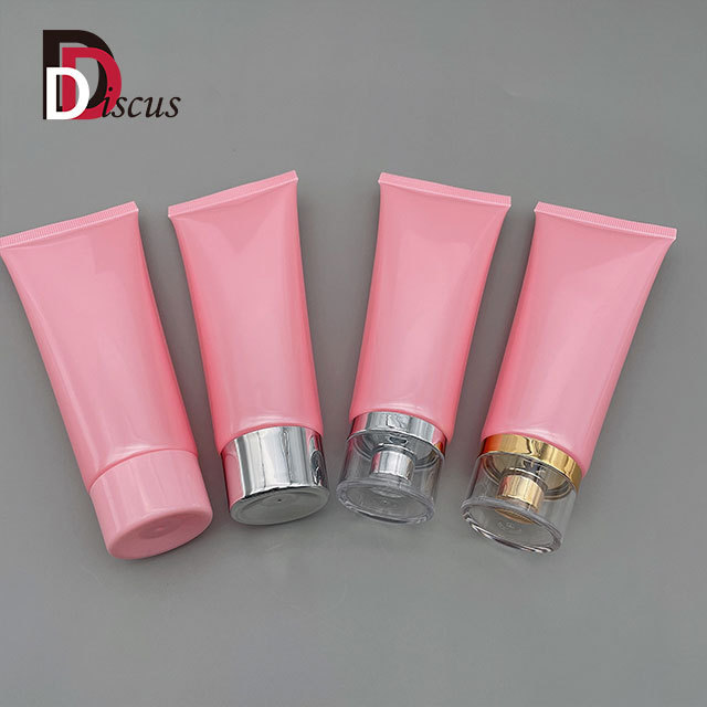 Custom Empty Eco Friendly Biodegradable Plastic PE Shampoo Bottle Hand Cream Body Lotion Soft Cosmetic Packaging Squeeze Tube