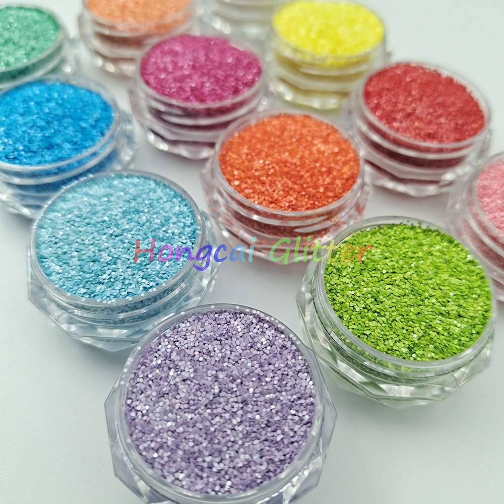 New Holographic Macaroon Glitter Solvent Resistant Fine Glitter For Resin Crafts Nail Arts