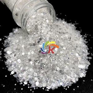 wholesale snow white chunky mix glitter for craft bulk glitter for resin tumblers