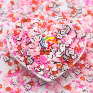 Valentine Polymer Clay Sprinkles Slices Mix Sprinkle Slime