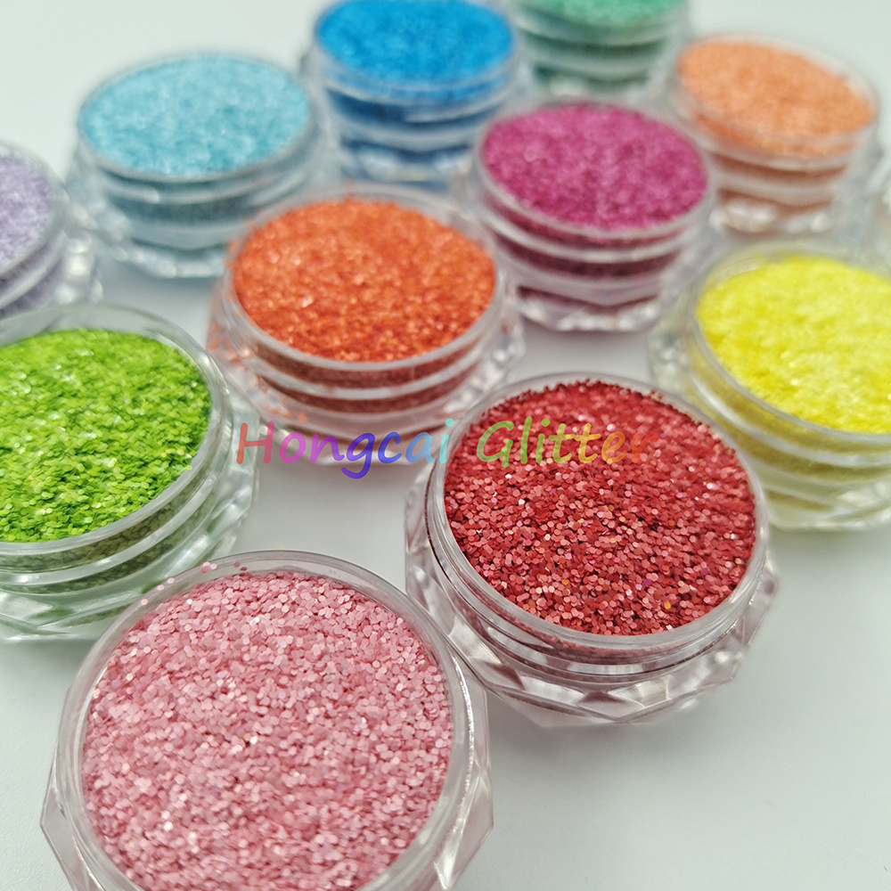 New Holographic Macaroon Glitter Solvent Resistant Fine Glitter For Resin Crafts Nail Arts