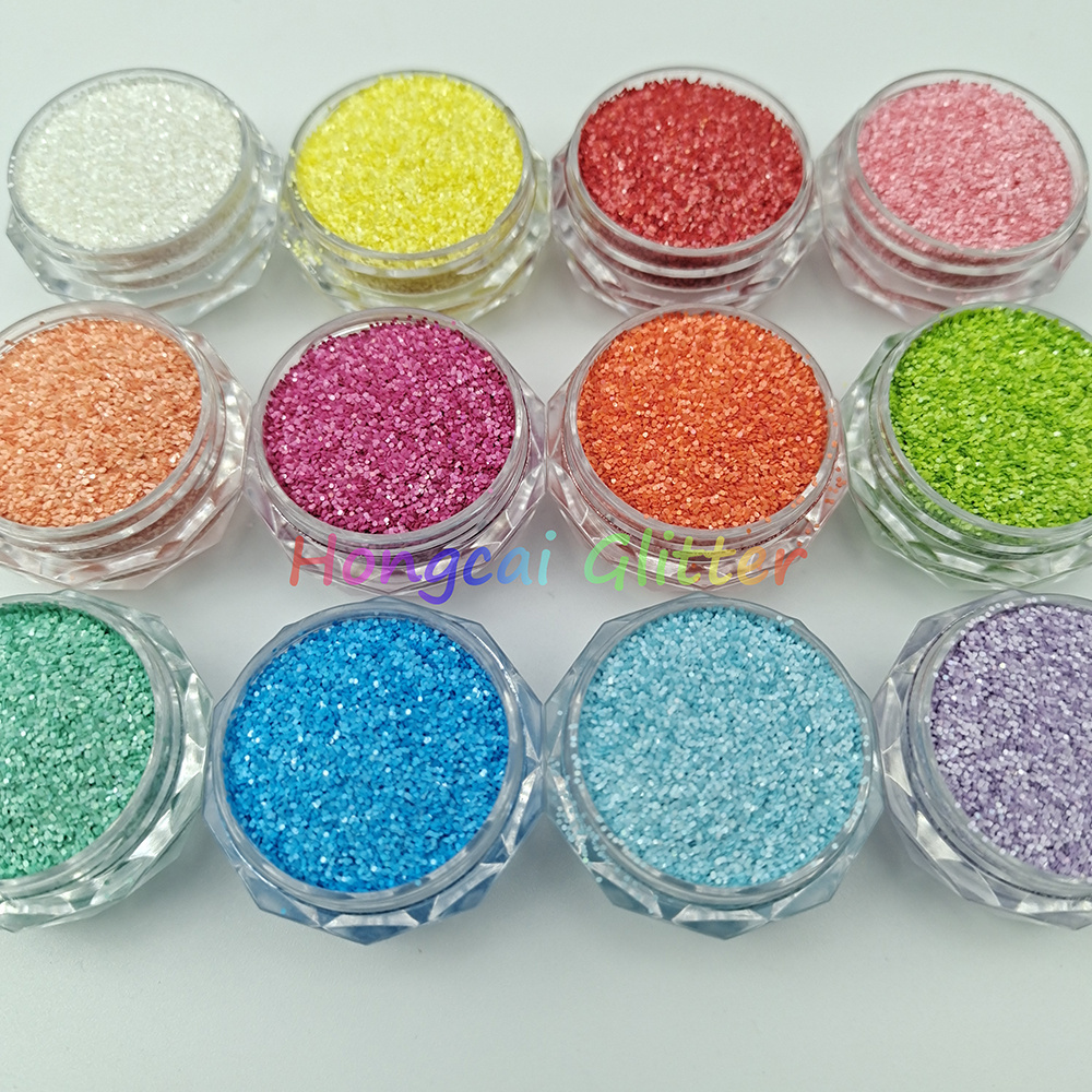 New Holographic Macaroon Glitter Solvent Resistant Fine Glitter For Resin Crafts Nail Arts