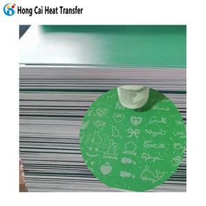 Hongcai PVC PP ABS plastic sheet custom rhinestone heat transfer design laser cutting machine printing production